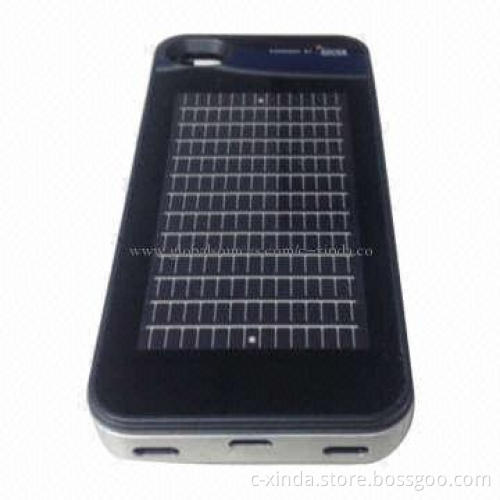 Solar Battery Case for iPhone4/4S, Built-in 1,400mAh Capacity with CIGS PV Panel 0.38W